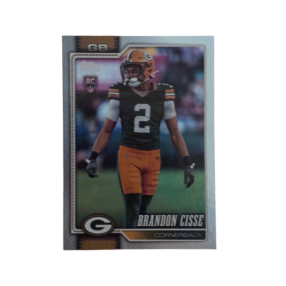 Topps Brandon Cisse Rookie Card Green Bay Packers CB #375 South Carolina RC NFL